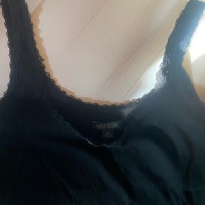 Wild fable cropped lace tank top